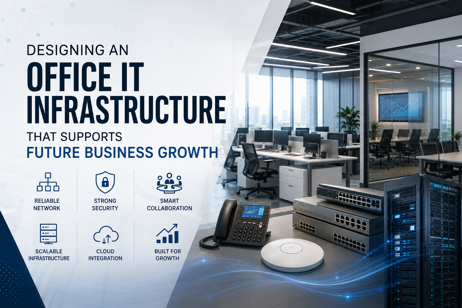 Designing an Office IT Infrastructure That Supports Future Business Growth
